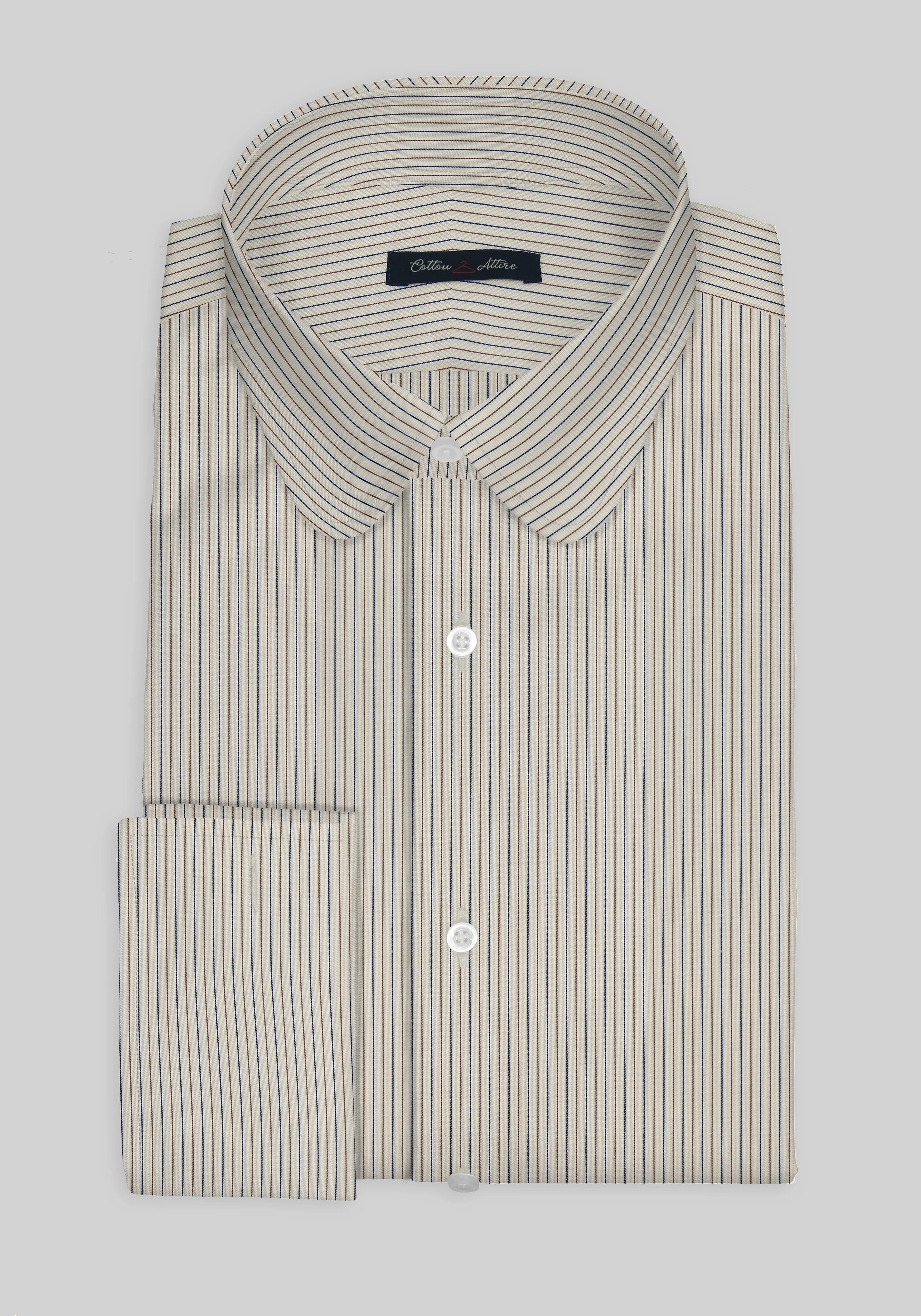 white christmas dresses Semi-Fitted White Shirt main image 0