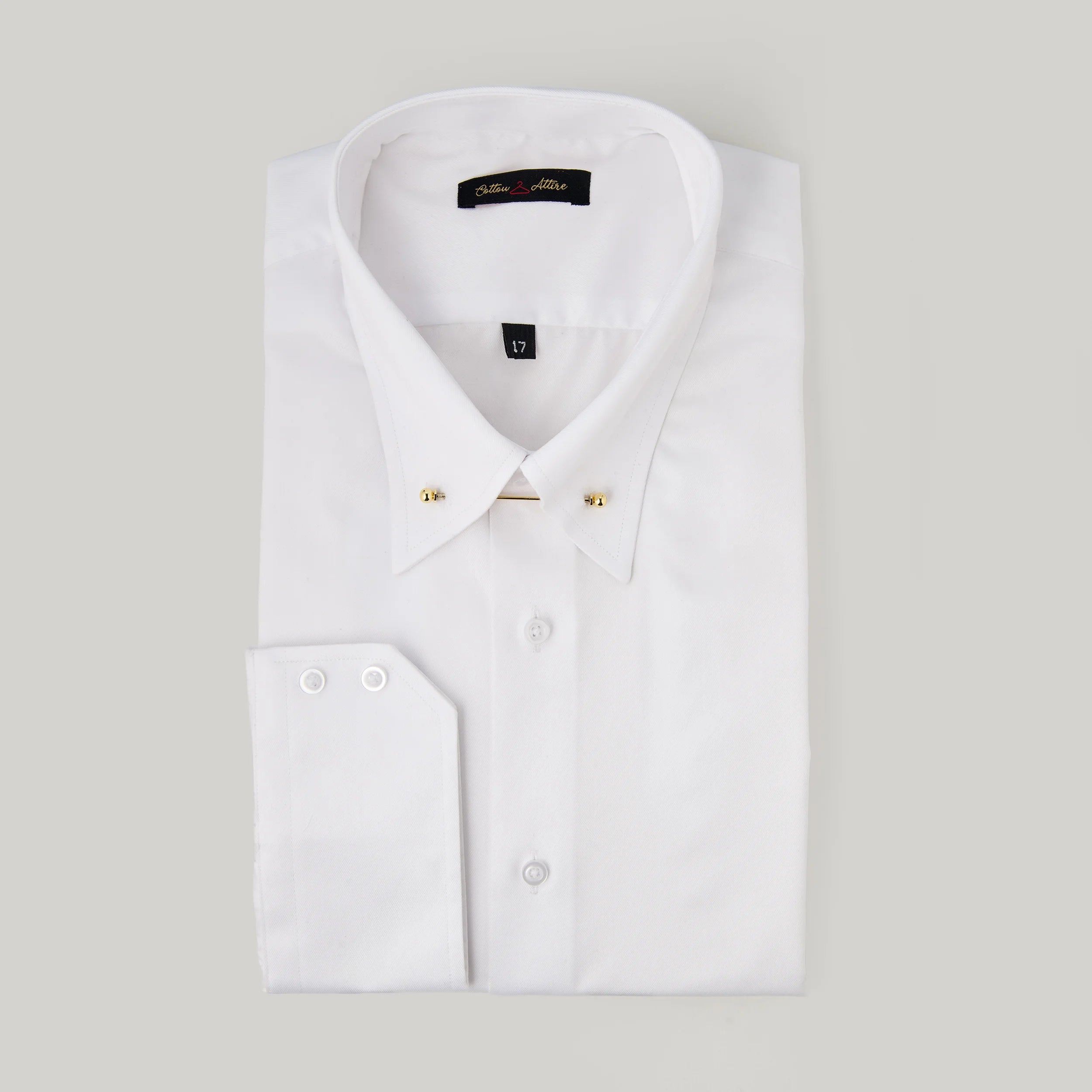 Classic Pin Collar Dress Shirt for Men Classic Pin Collar Dress Shirt for Men