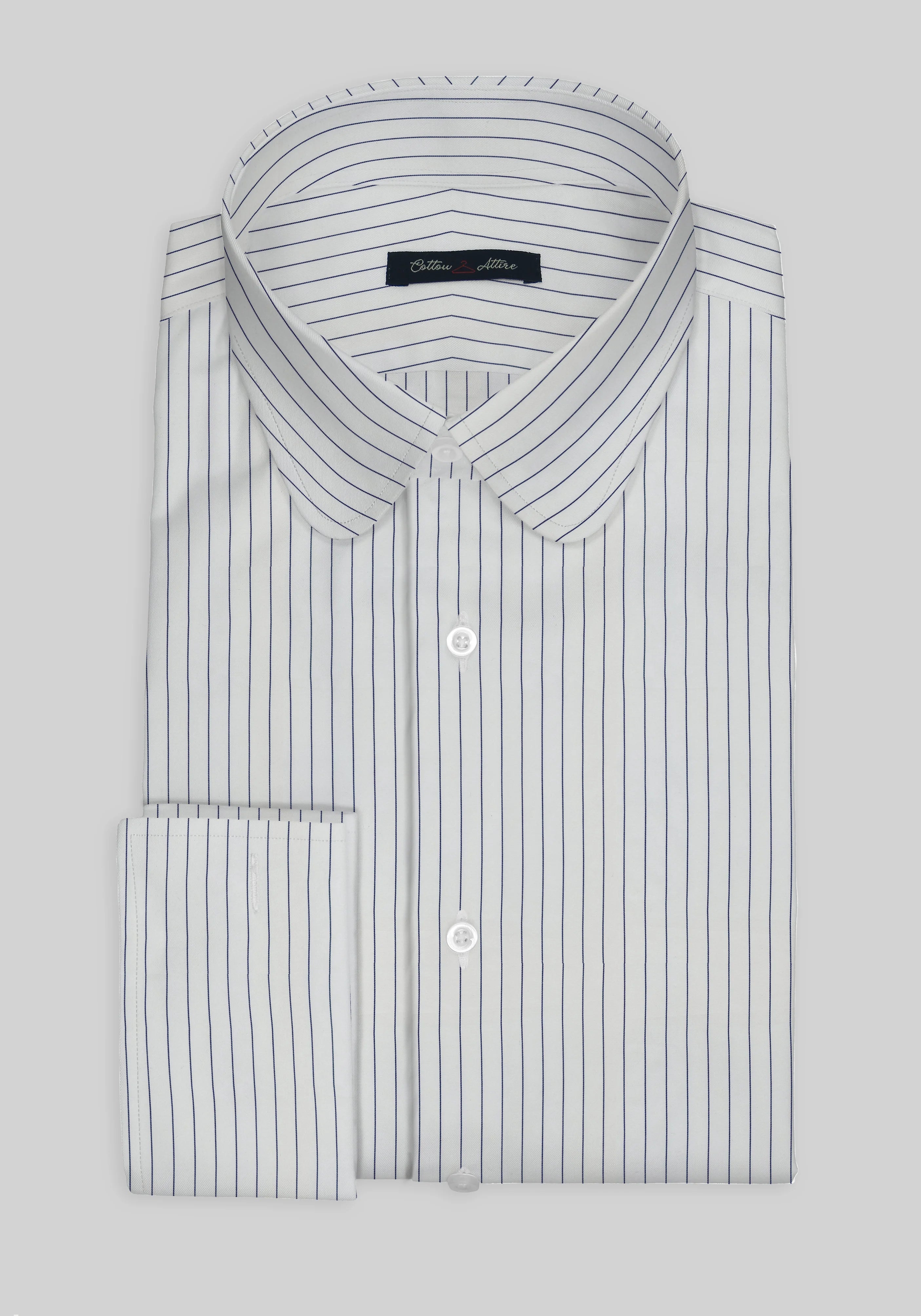 Club Collar & French Cuffs Dress Shirt