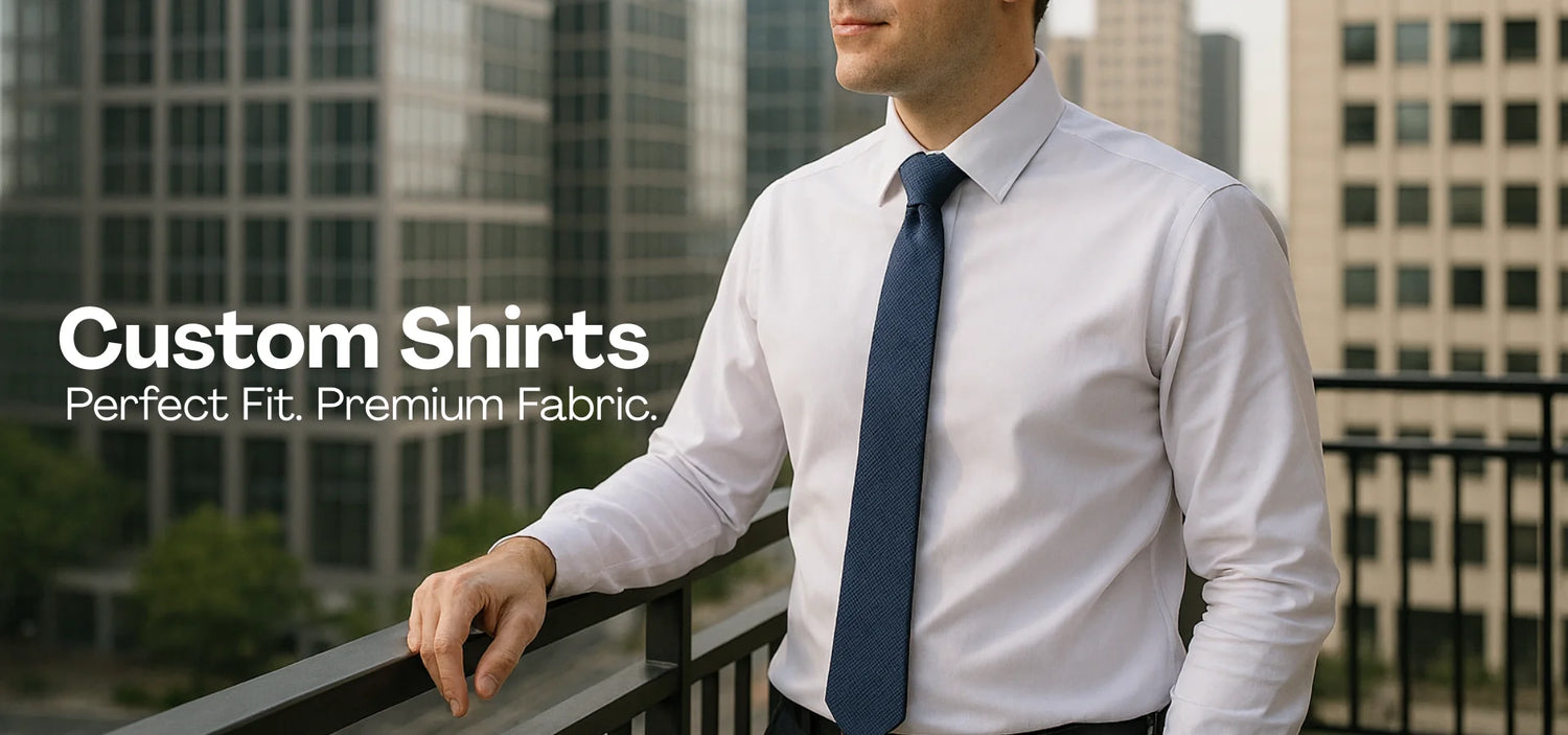 Get tailored dress shirts that make you feel confident and comfortable with their fitting and styling. 